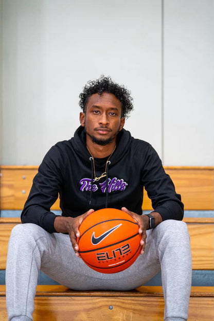 Black & Purple Hoodie